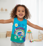 Maglietta jersey bretelle per neonati -BCI