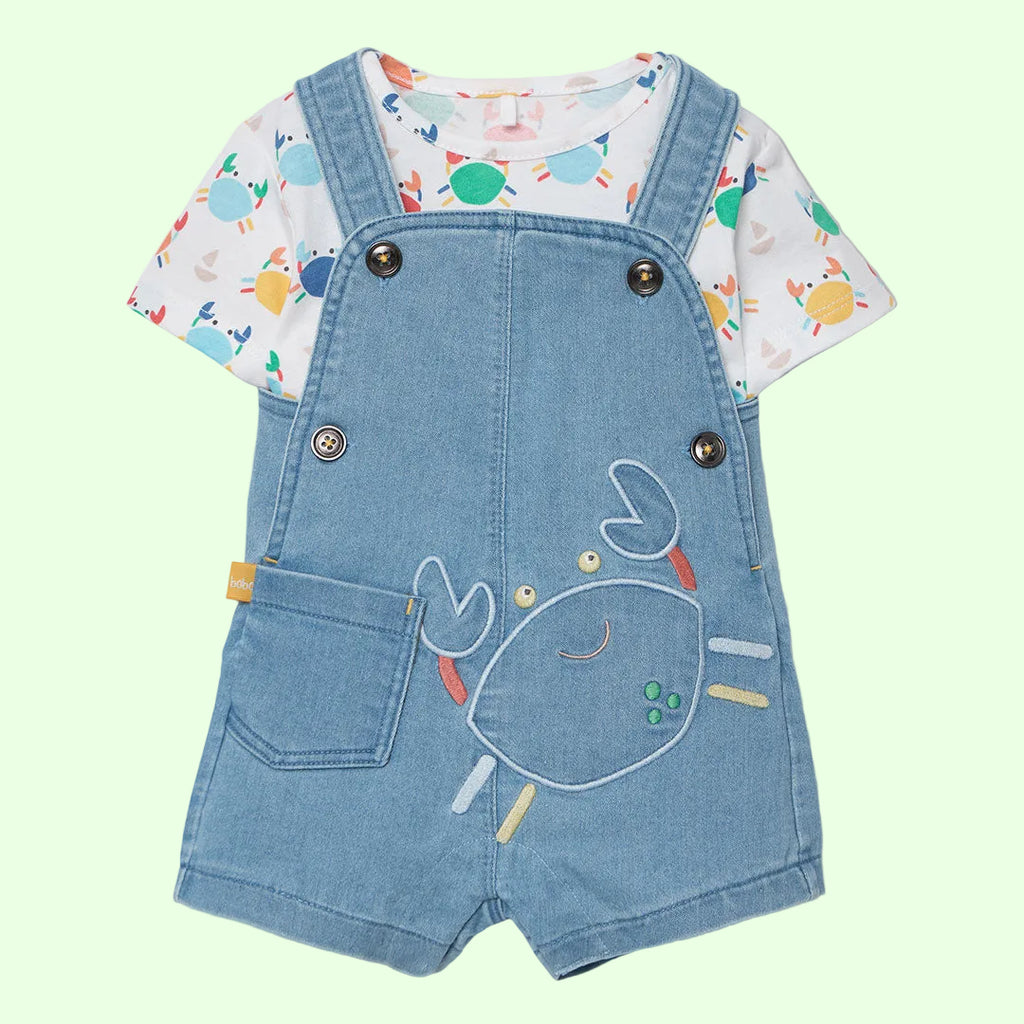 SET PER BIMBO -BCI
maglietta e salopette stampata in denim