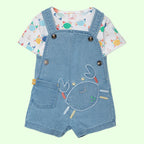 SET PER BIMBO -BCI
maglietta e salopette stampata in denim
