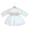 Vestito Battesimale con Pelliccia Kd24103 Klaiadi' - Neonata
