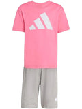 Completo(maglietta +Pantaloncini) con Logo Adidas