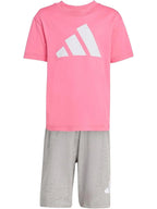 Completo(maglietta +Pantaloncini) con Logo Adidas