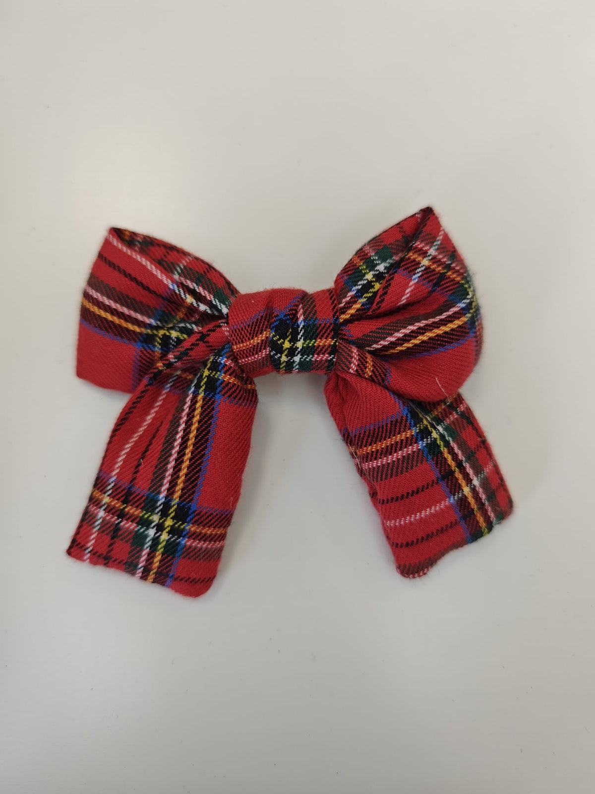 Fiocco per Capelli Tartan 10 Cm Fermaglio per Capelli Siena