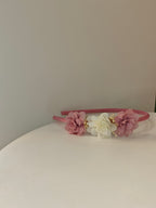 Cerchietto Elsa con 3 Fiori Combinati e Gypsophila Siena