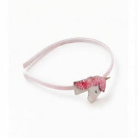 Cerchietto in Grosgrain con Unicorno Glitterato Siena colori assortiti