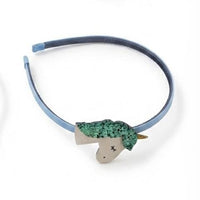 Cerchietto in Grosgrain con Unicorno Glitterato Siena colori assortiti