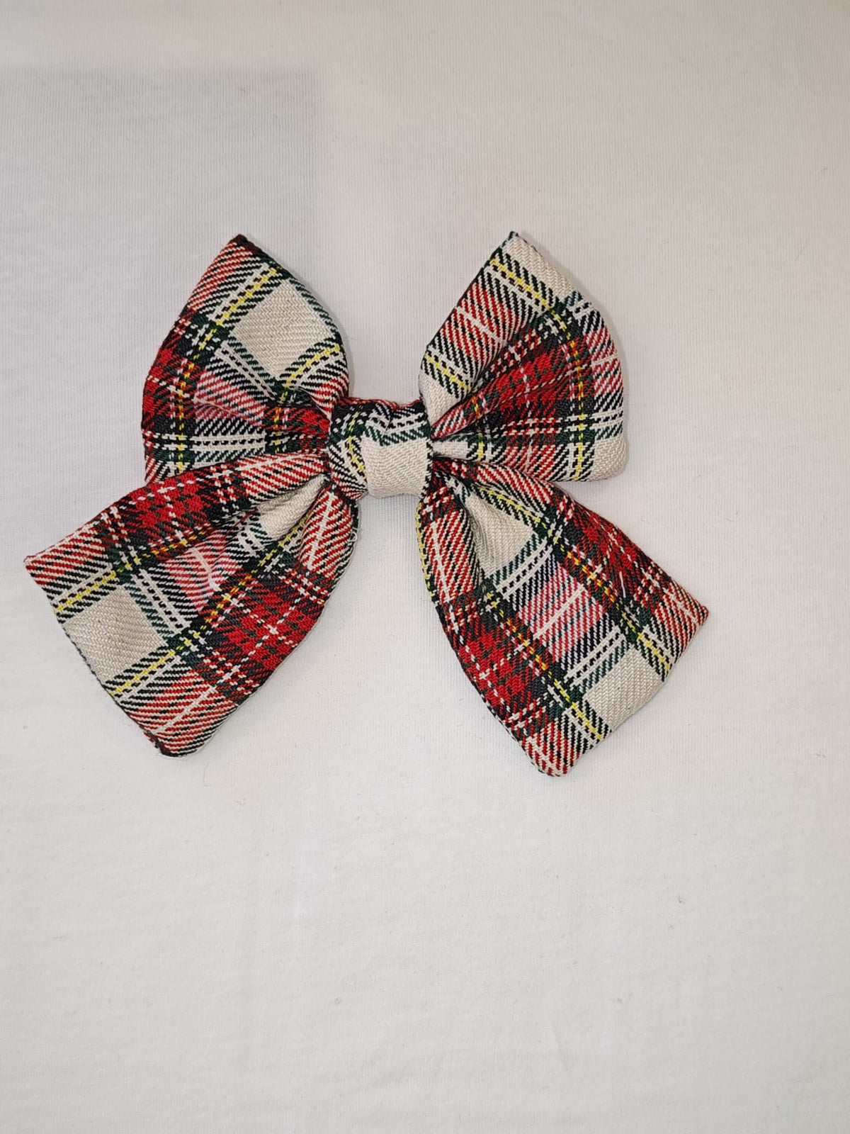 Grande Fiocco Tartan Fatto a Mano Siena Natale