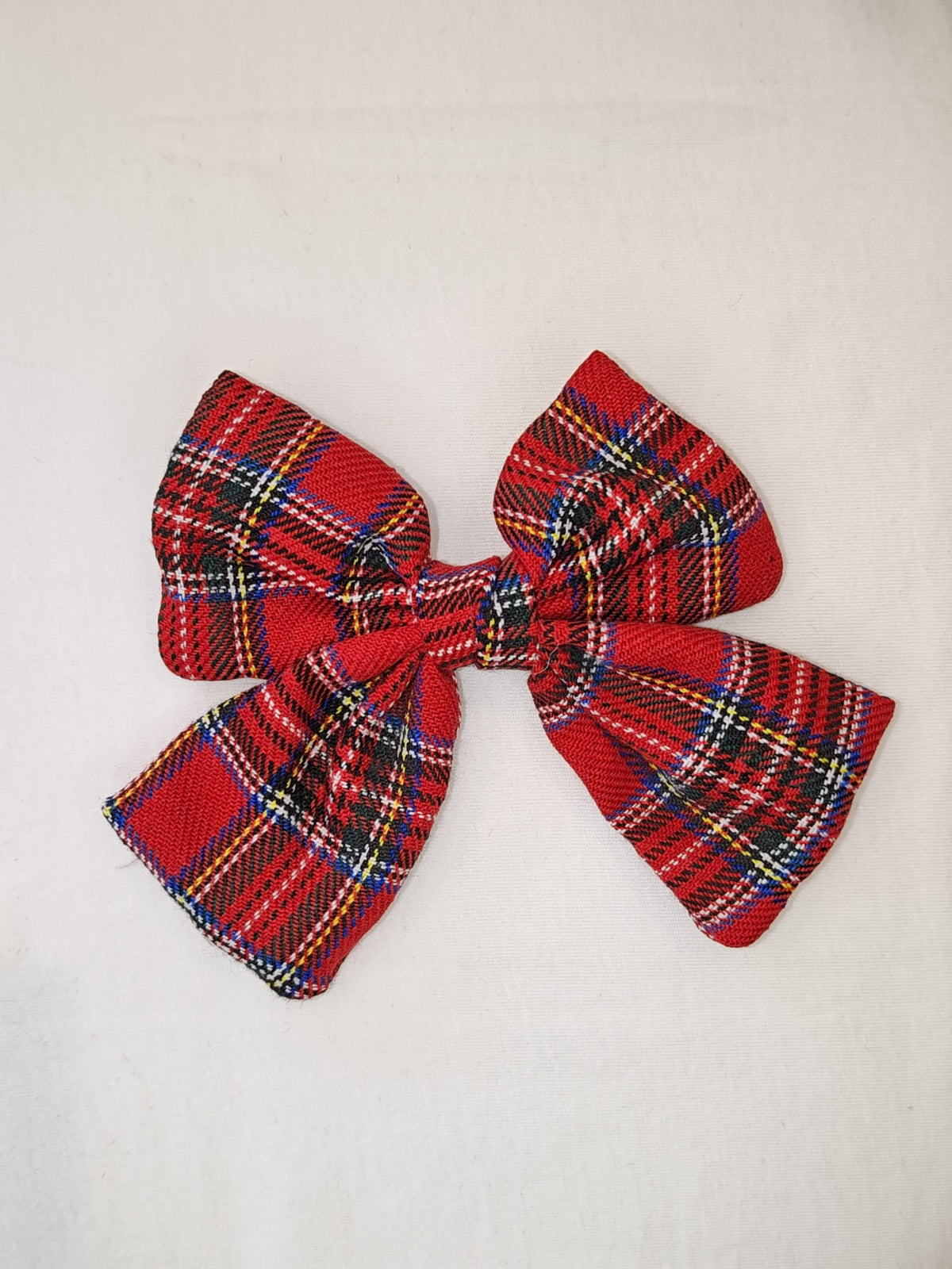 Grande Fiocco Tartan Fatto a Mano Siena Natale