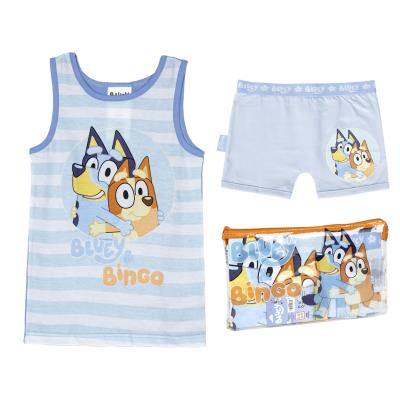 Pigiama Bracciali Maglia Singola Maglietta Bluey Cerda' - Bambino