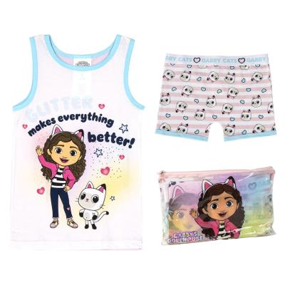 Pigiama Bracciali Maglia e Boxer Gabby Cerda' - Bambina