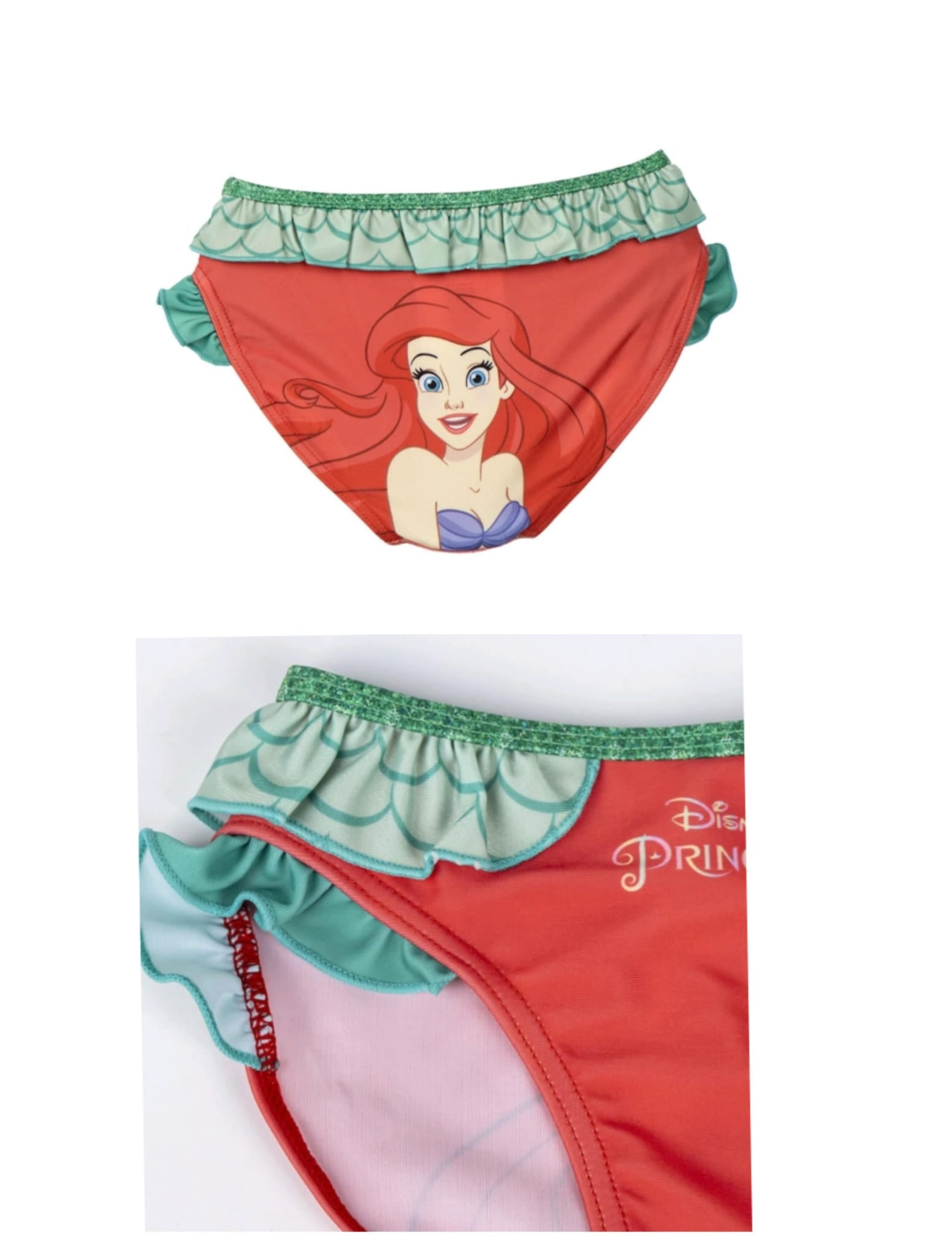 SLIP MARE  ESTATE PRINCIPESSA DISNEY ARIE LA SIRENETTA 1 PEZZO