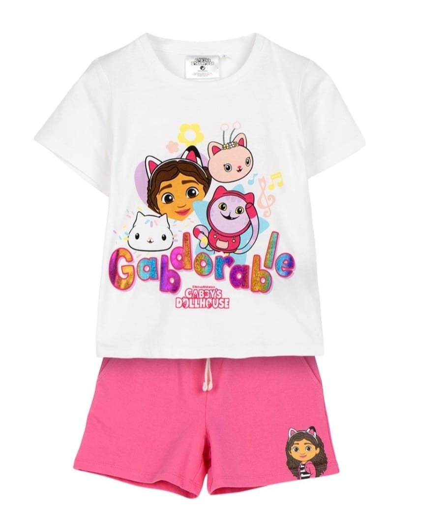 SET DUE PEZZI FRENCH TERRY GB ESTATE GABBY E I SUOI AMICI