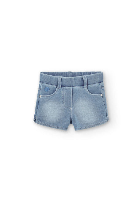 Short felpa denim per bimba -BCI