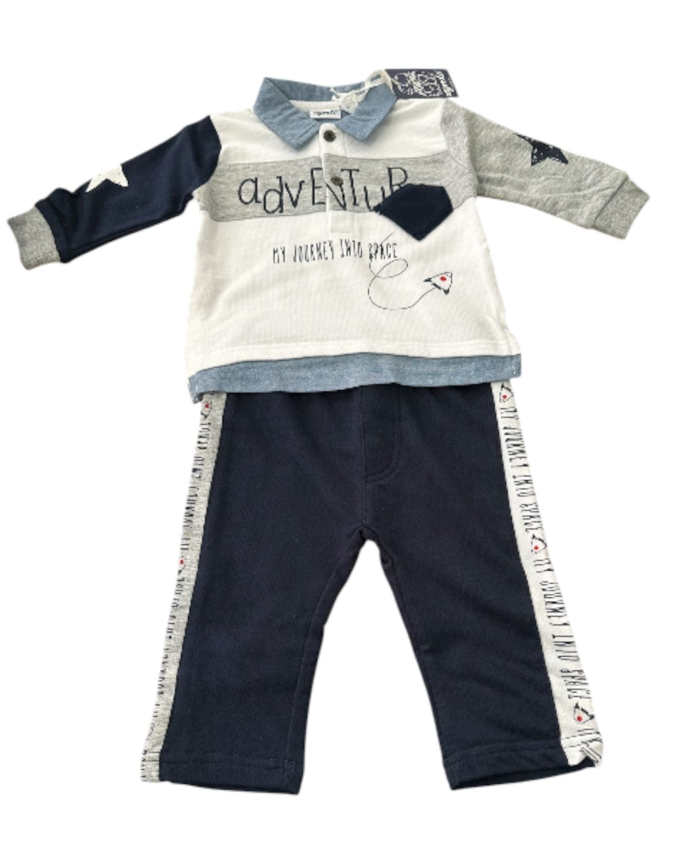 COMPLETO 2 PEZZI BIMBO CON POLO