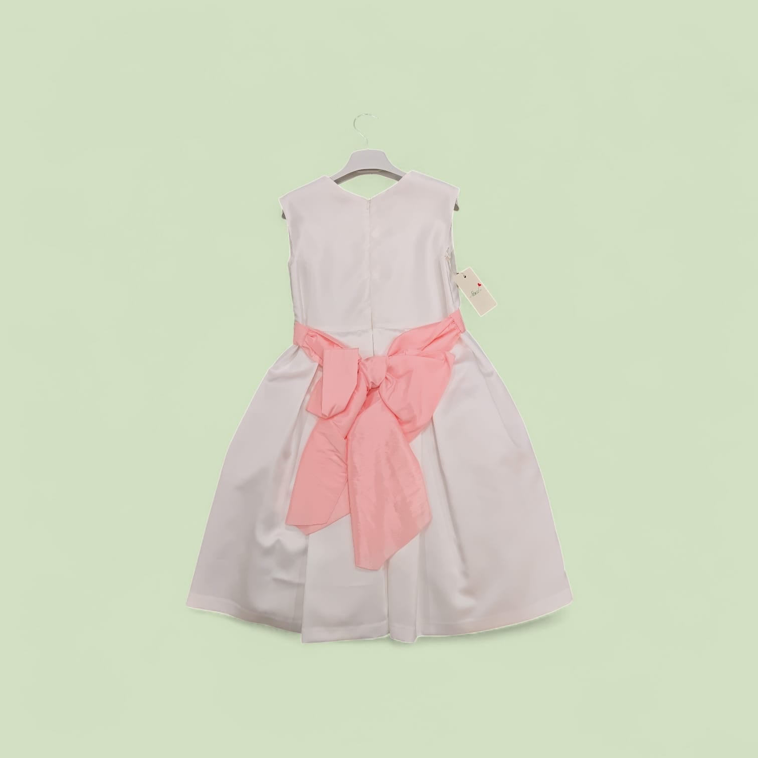 ABITO CERIMONIA CON CINTURA IN VITA