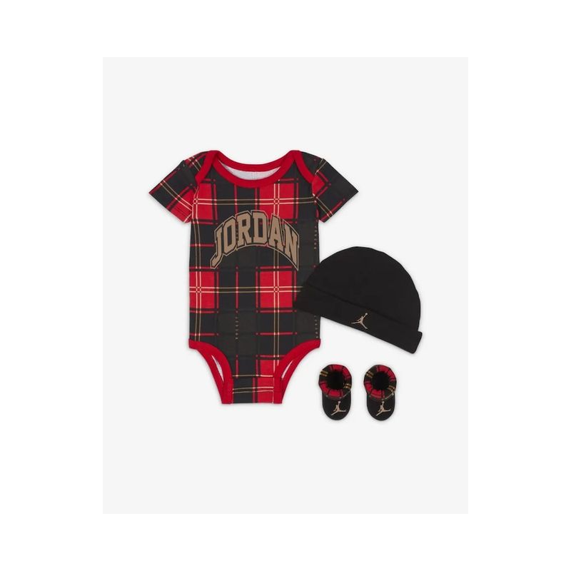 Set 3 Pz Jordan - Body, Cappello, Calzini - Neonato