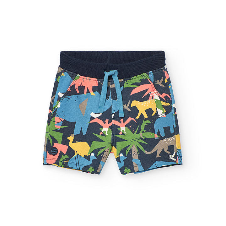 Short in Felpa Stampato per Neonati Boboli