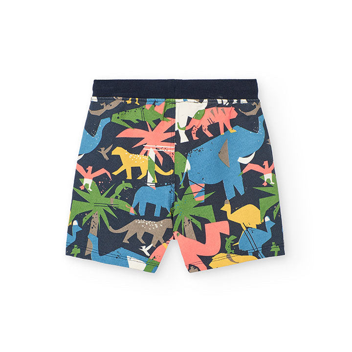 Short in Felpa Stampato per Neonati Boboli