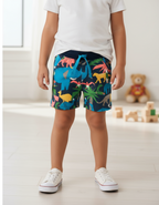 Short in felpa stampato per neonati -BCI