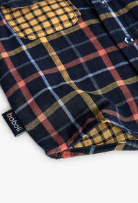 Camicia Manica Lunga Quadri per Neonati Boboli