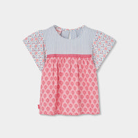 Camicia Popeline Combinata per Ragazza Boboli