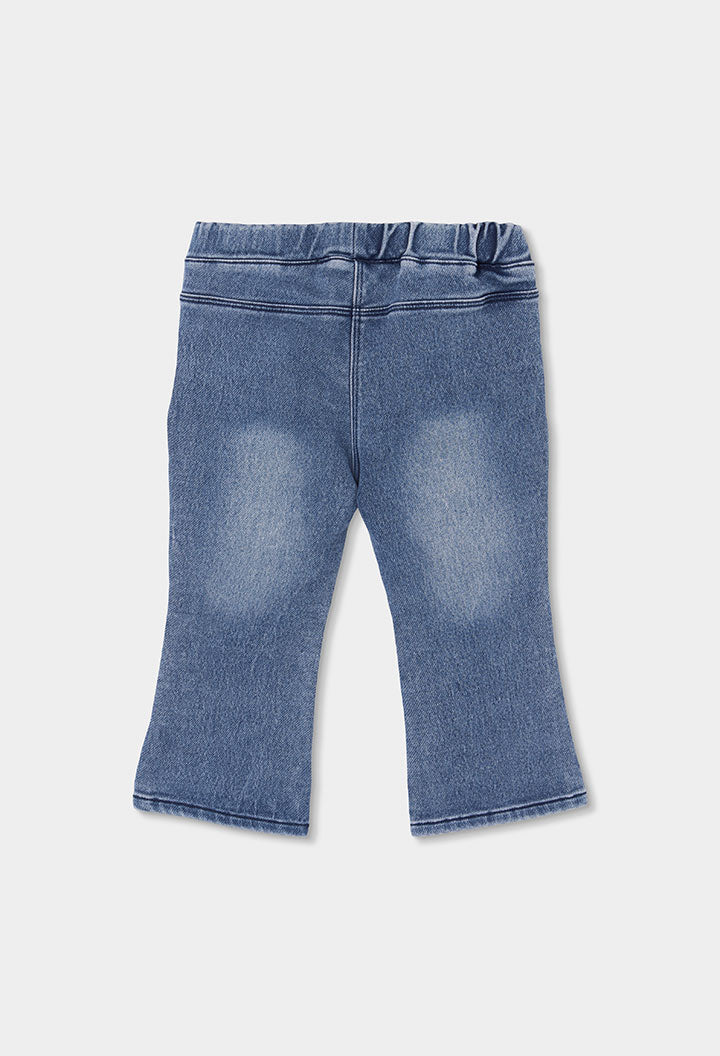 Pantaloni Denim Bambina Azzurro Boboli