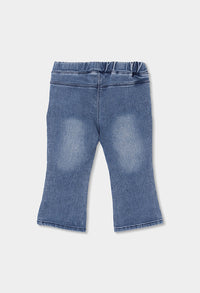 Pantaloni Denim Bambina Azzurro Boboli