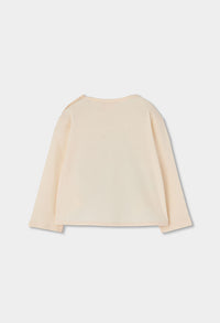 Maglietta Jersey Bambina Ecru Boboli