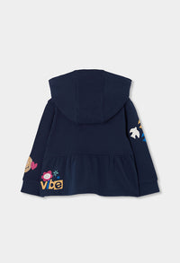 Giacca Felpata Bambina Marinaio Boboli