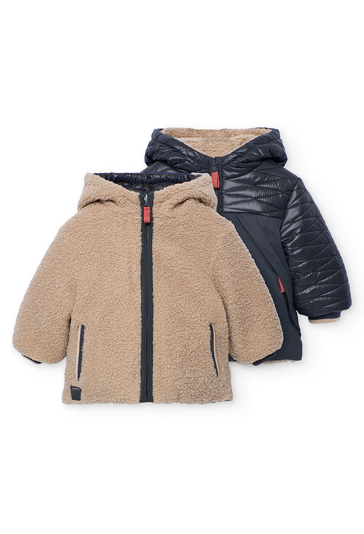 Parka reversibile per bimbo