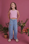 PANTALONI DENIM PER RAGAZZA -BCI