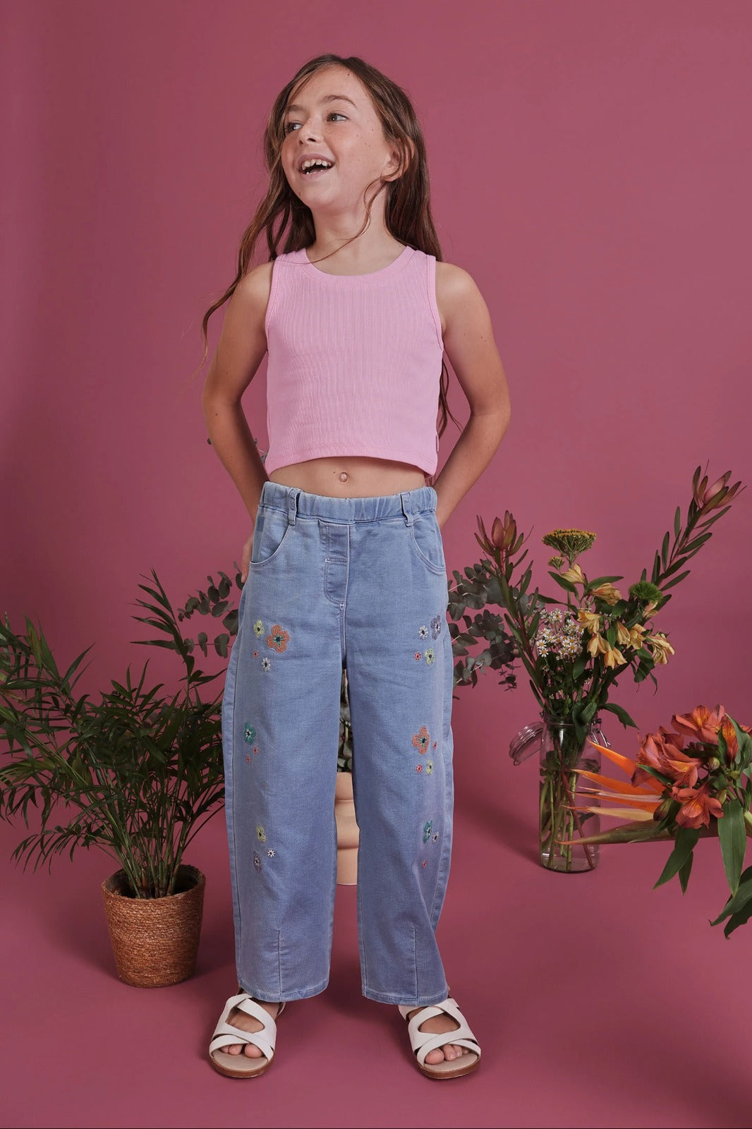 PANTALONI DENIM PER RAGAZZA -BCI