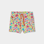 Short in Felpa Fiori per Ragazza Boboli