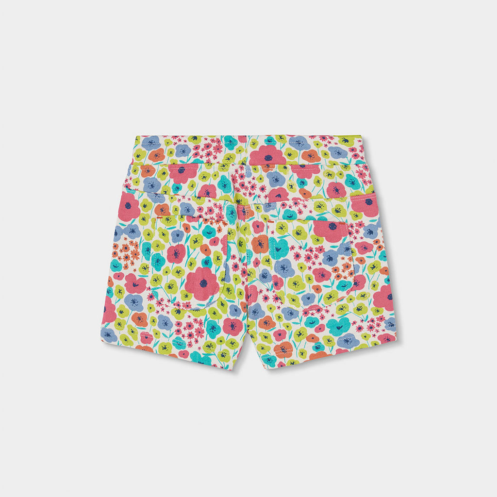 Short in Felpa Fiori per Ragazza Boboli