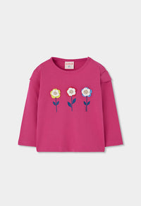 Maglietta Jersey Neonata Fucsia Boboli