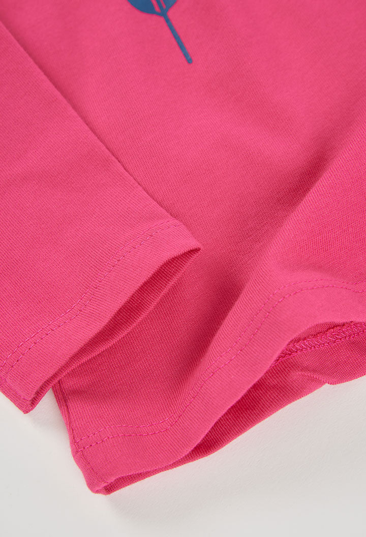 Maglietta Jersey Neonata Fucsia Boboli