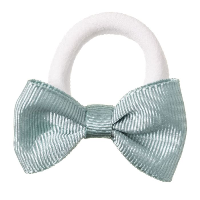 Elastici per Capelli con Mini Fiocco in Raso Siena