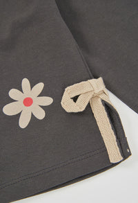 Maglietta Jersey Bambina Antracite Boboli