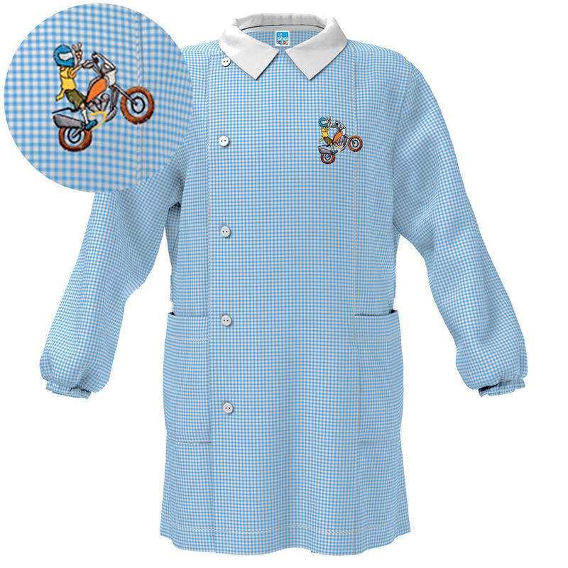 GREMBIULE BOTTONI ASILO MASCHIO