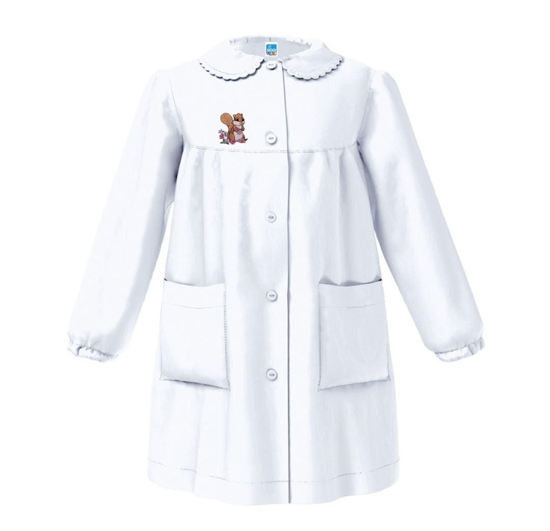 GREMBIULE BOTTONI SCUOLA FEMMINA