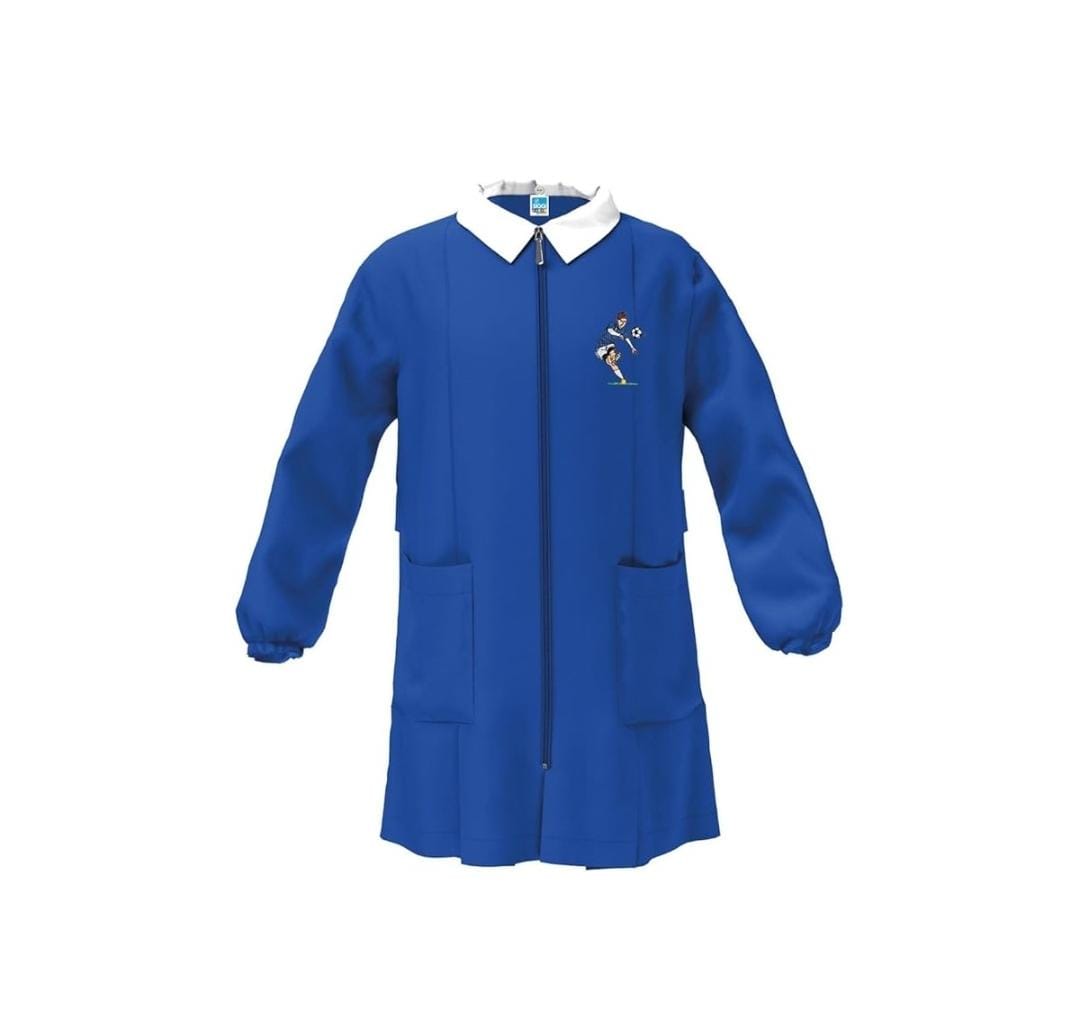 GREMBIULE CERNIERA SCUOLA MASCHIO CALCIATORE