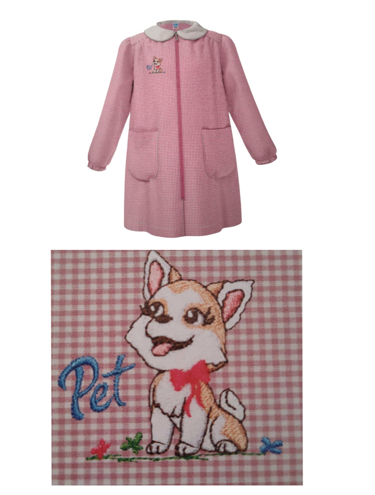 GREMBIULE CERNIERA ASILO FEMMINA PET