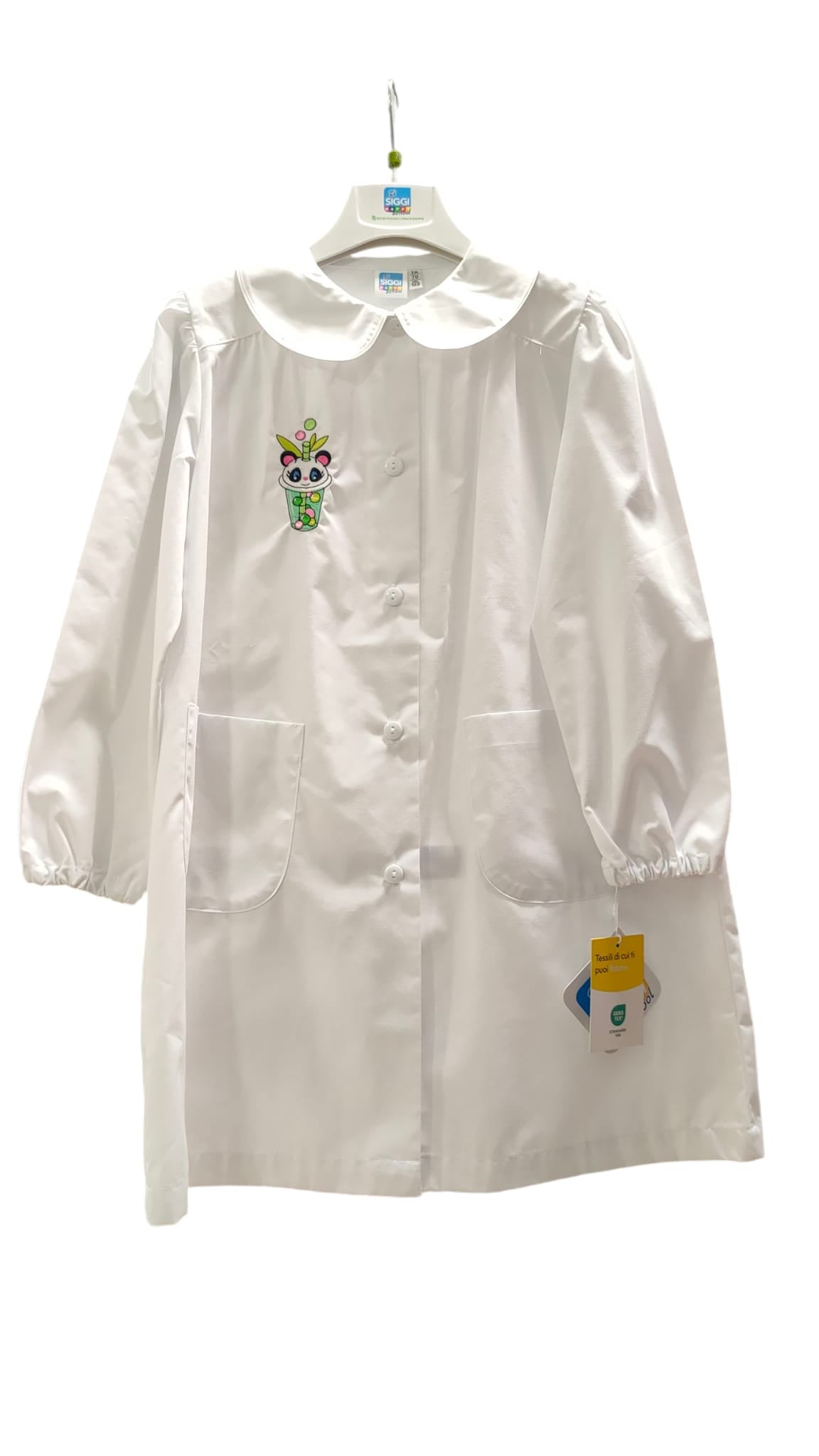 GREMBIULE BOTTONI SCUOLA FEMMINA PANDA