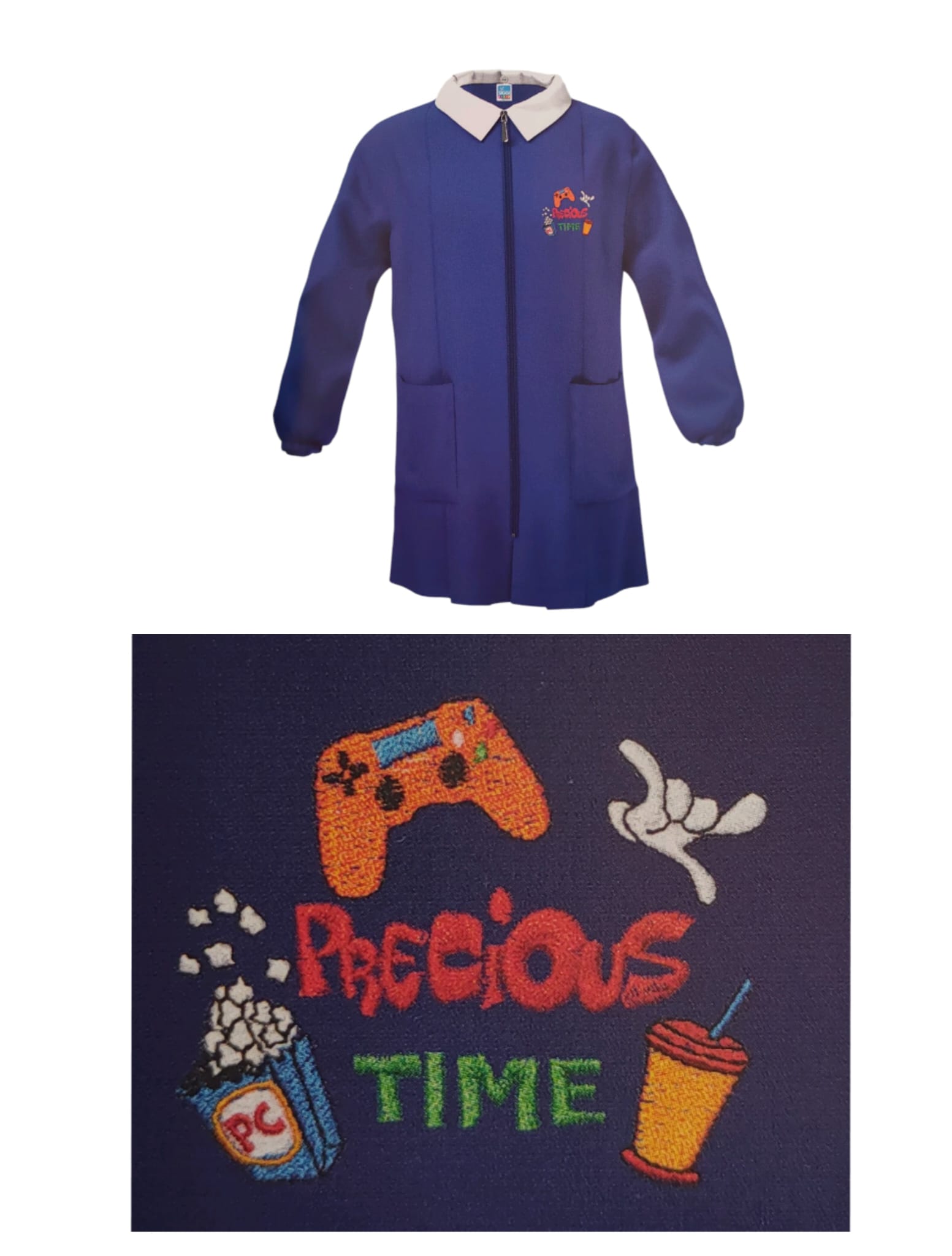 GREMBIULE CERNIERA SCUOLA MASCHIO JOYSTICK