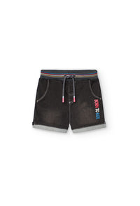 Bermuda Denim Nero Punto per Bambini Boboli