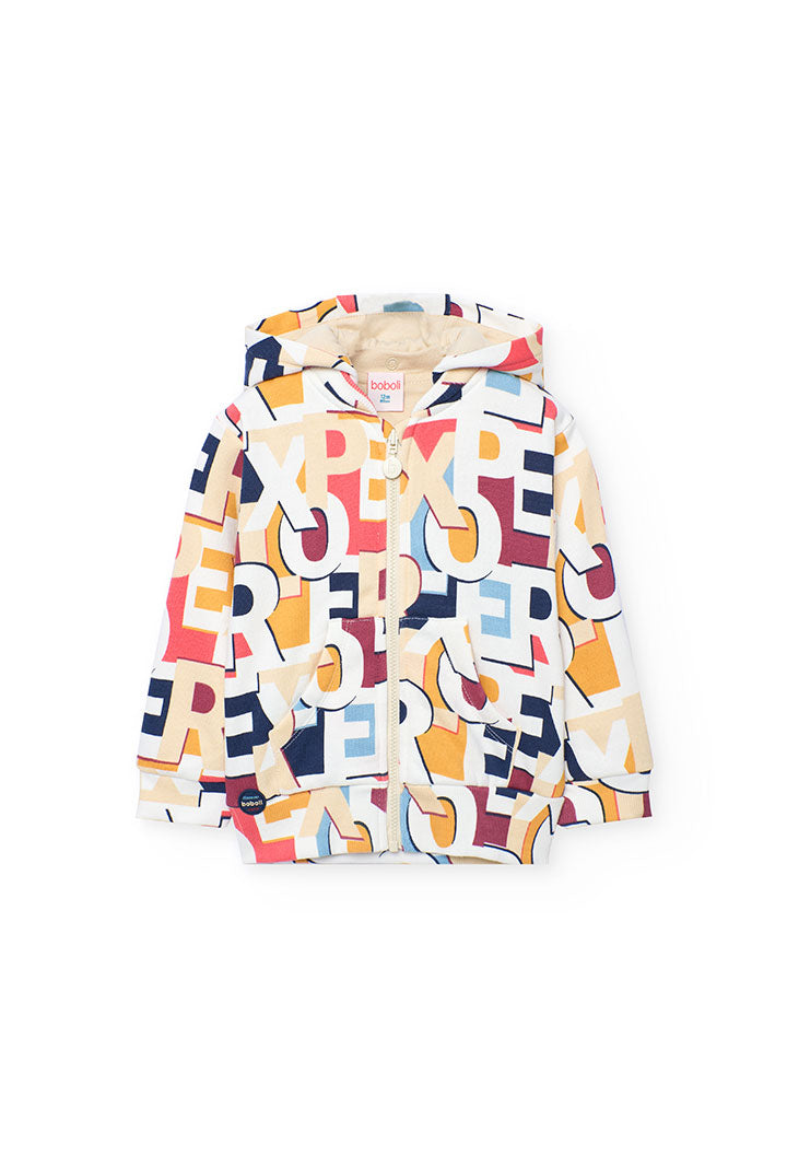 Giacca felpata stampato per bambinii -BCI