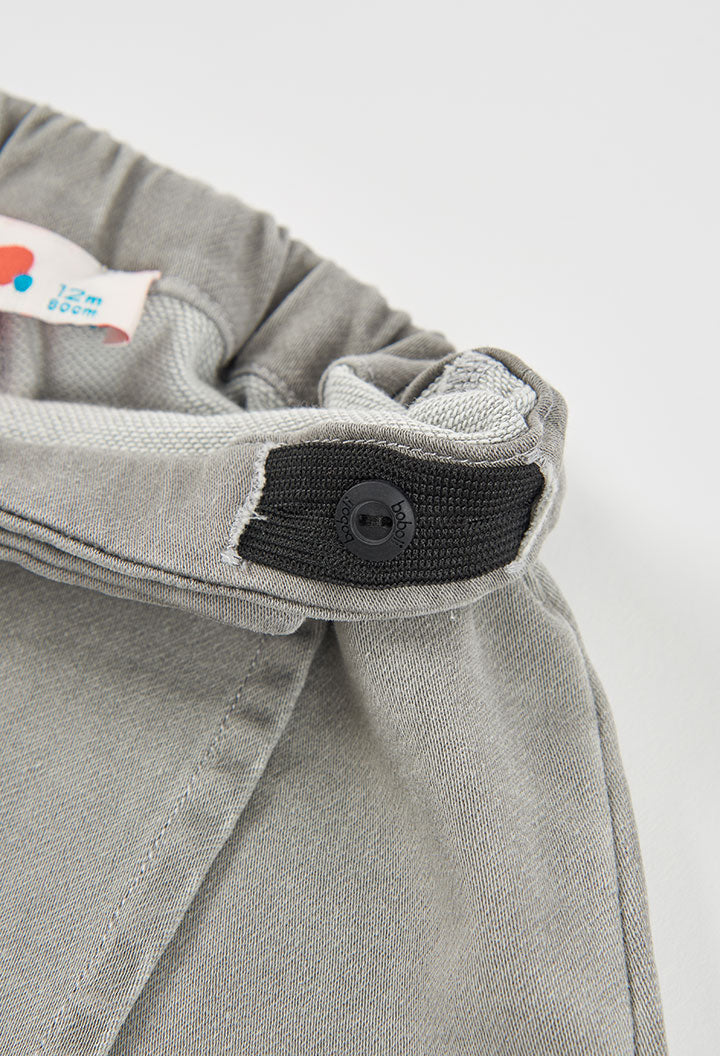 Gonna-short Denim Bambina Grigio Boboli