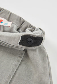 Gonna-short Denim Bambina Grigio Boboli
