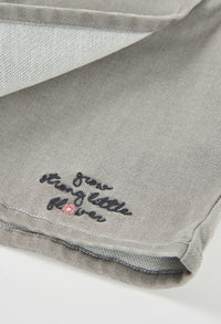 Gonna-short Denim Bambina Grigio Boboli