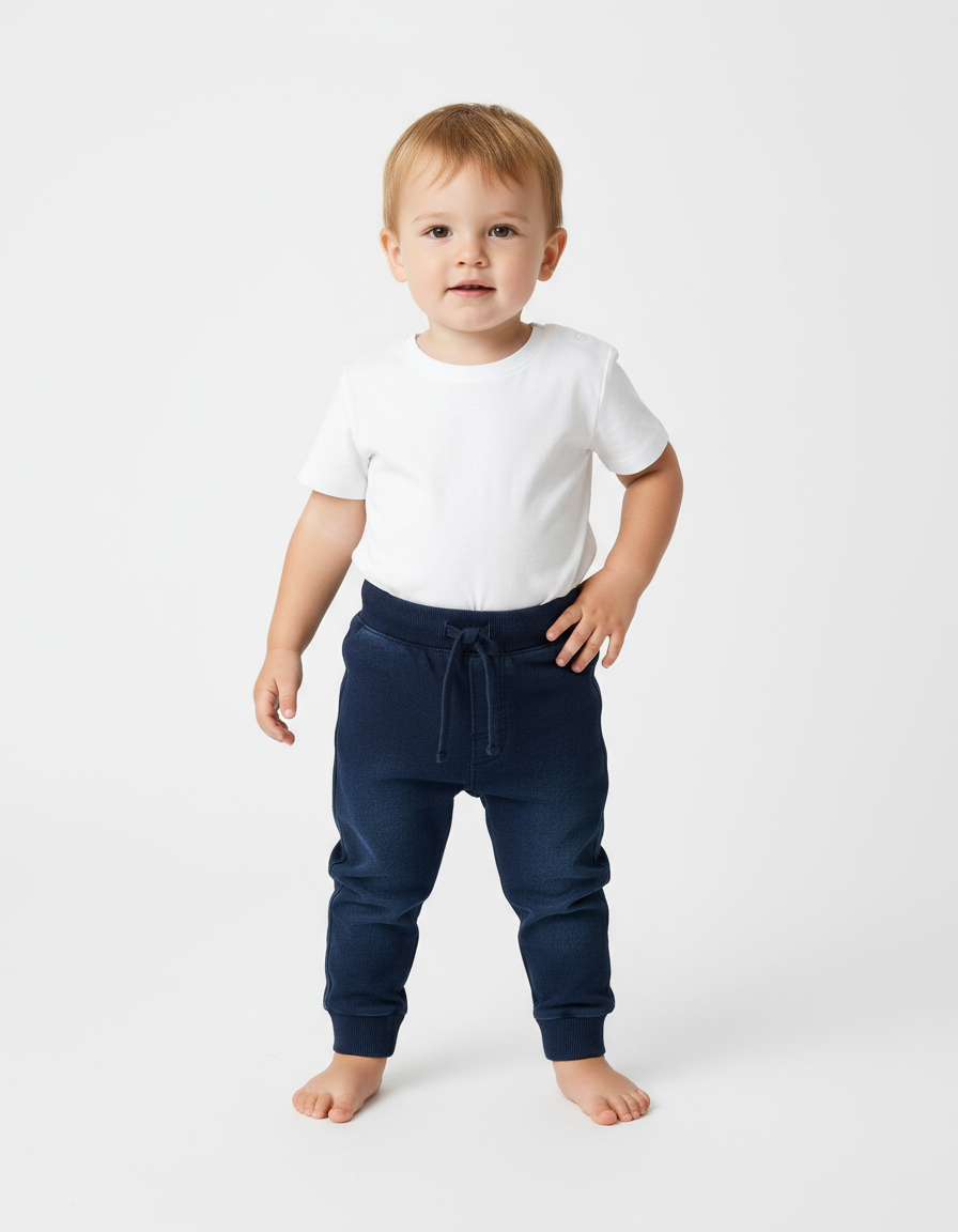 Pantaloni felpati denim per bimbo -BCI